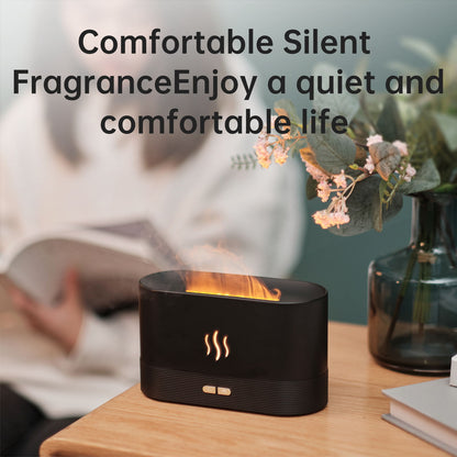 Led Essential Flame Aroma Diffuser And Air Humidifier